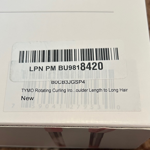 TYMO ROTA 1” Ionic Rotating Pink Curling Iron - Picture 11 of 15